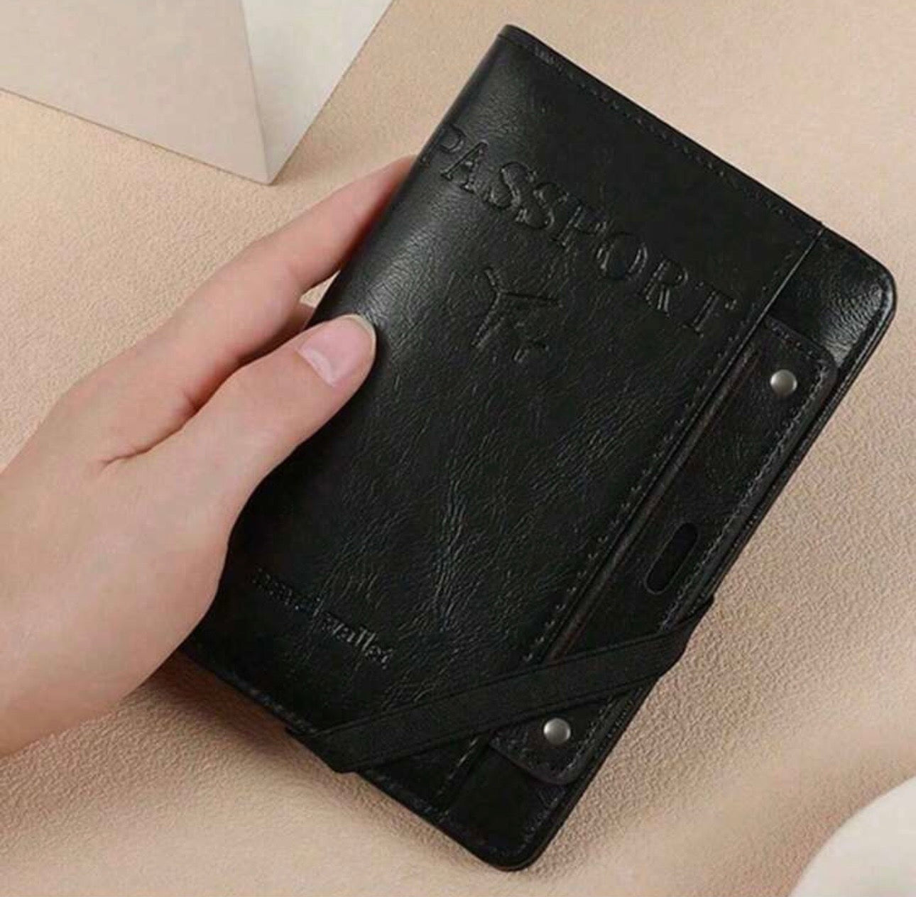 Personalised Passport Holder &amp; Card Case (PU Leather)