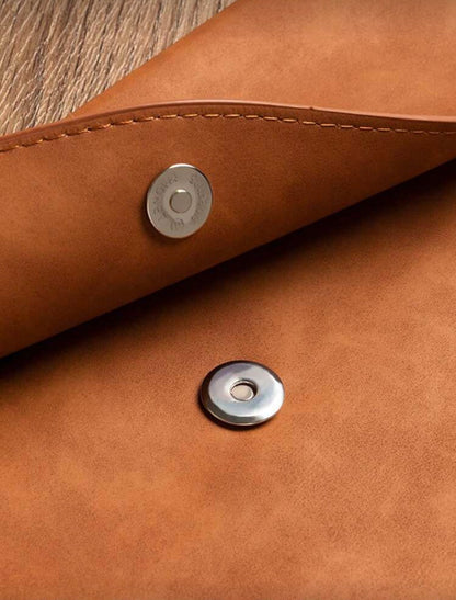 Personalised A4 Document Sleeve (Minimalist Faux Leather)