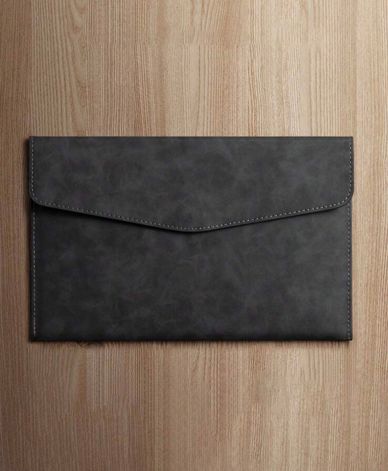 Personalised A4 Document Sleeve (Minimalist Faux Leather)