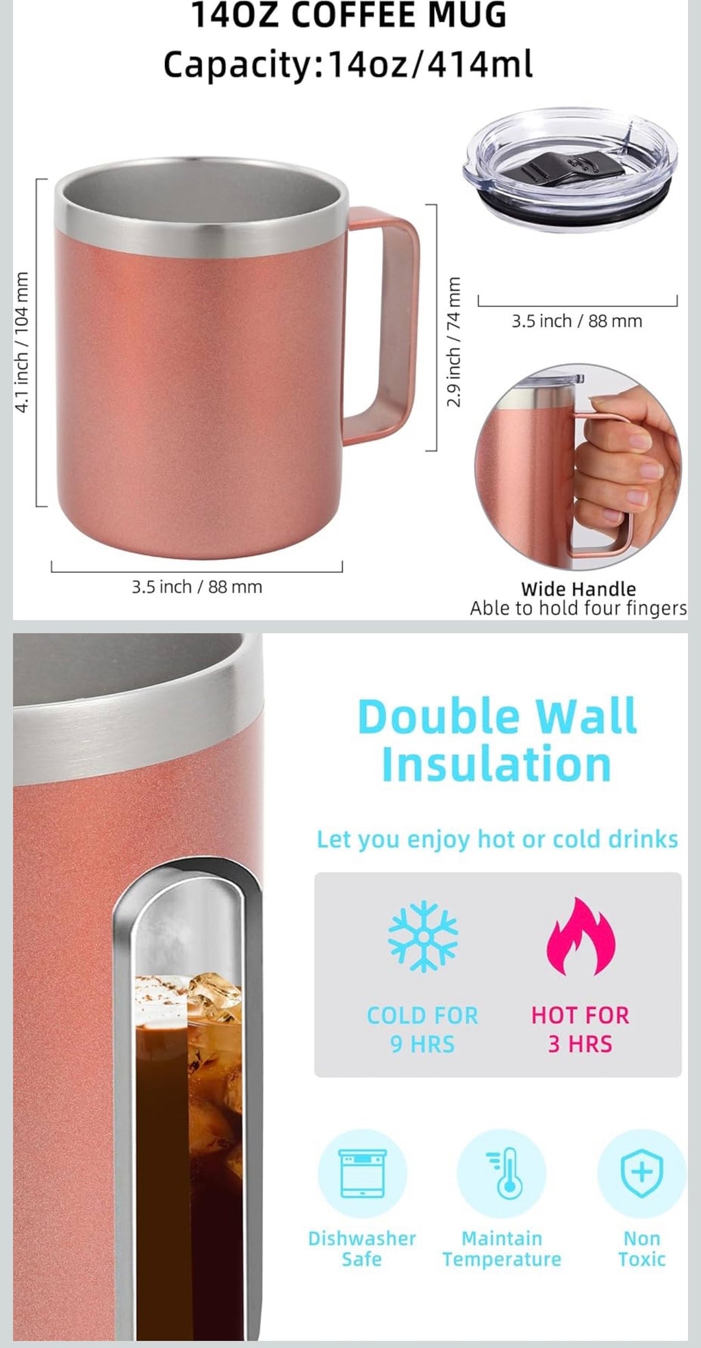 Bulk Personalised Insulated Mugs - Starting from 10 pcs