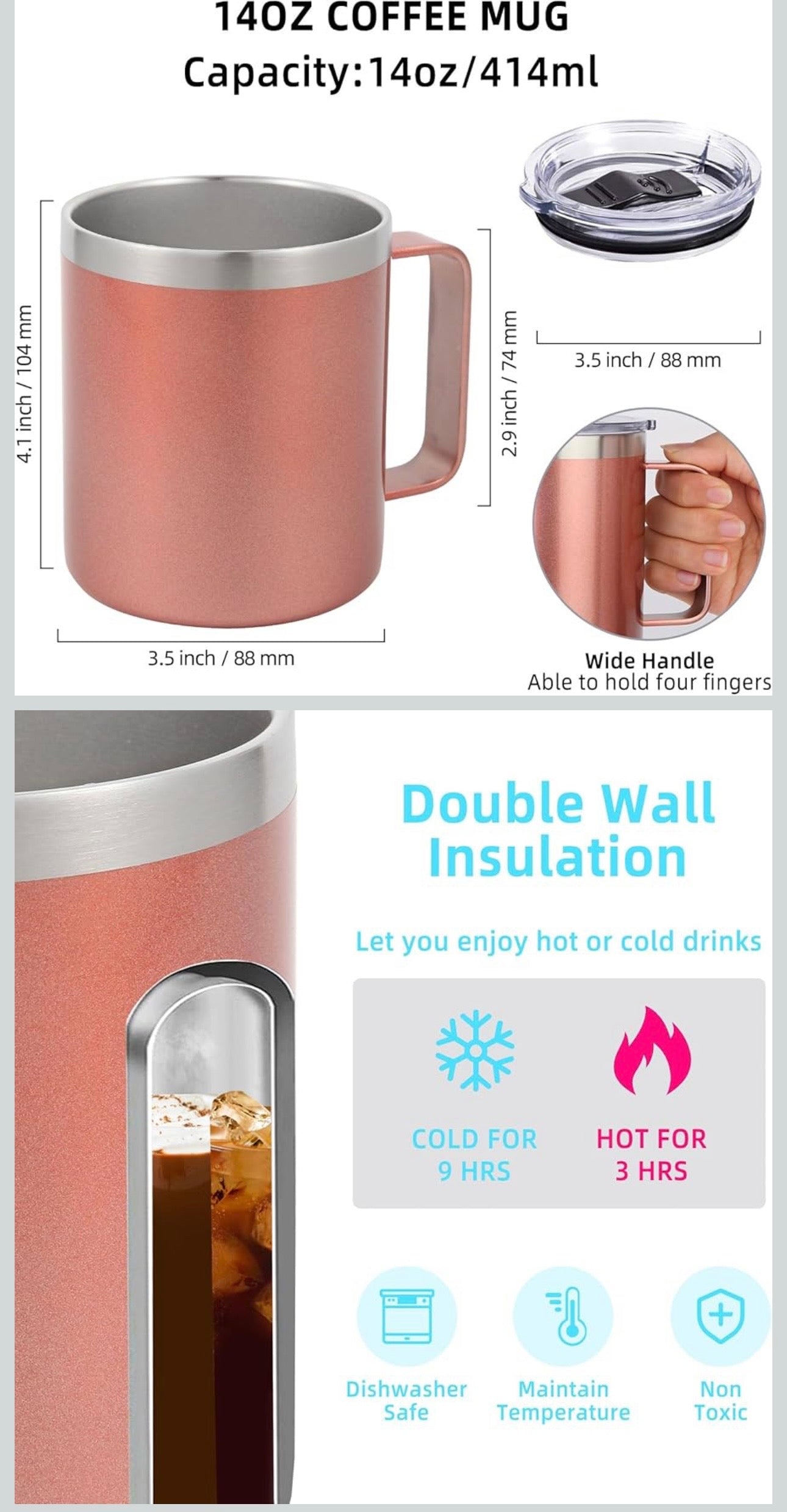 Bulk Personalised Insulated Mugs - Starting from 10 pcs