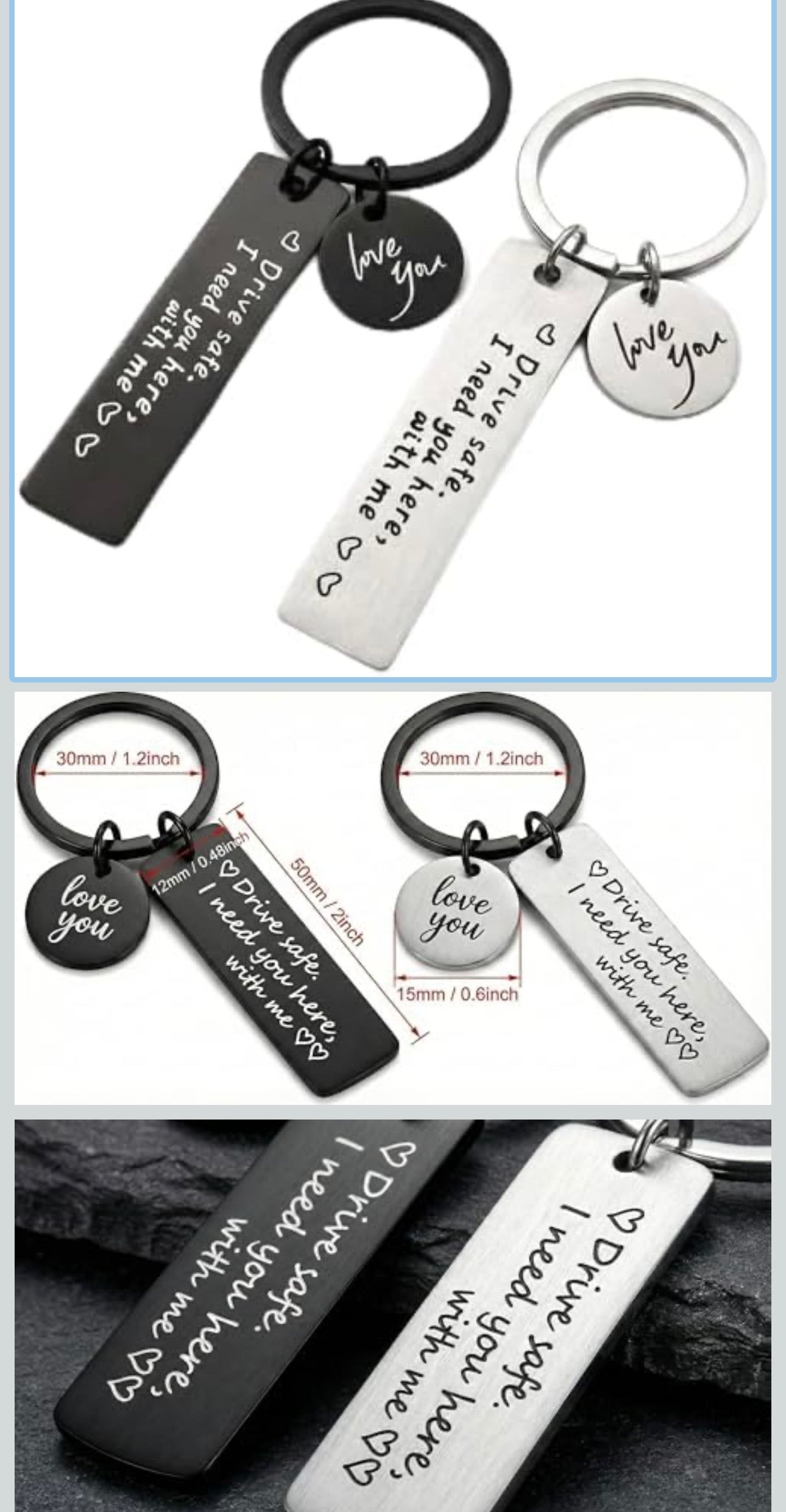 Bulk Personalised Metal Keychains - Starting from 10 pcs