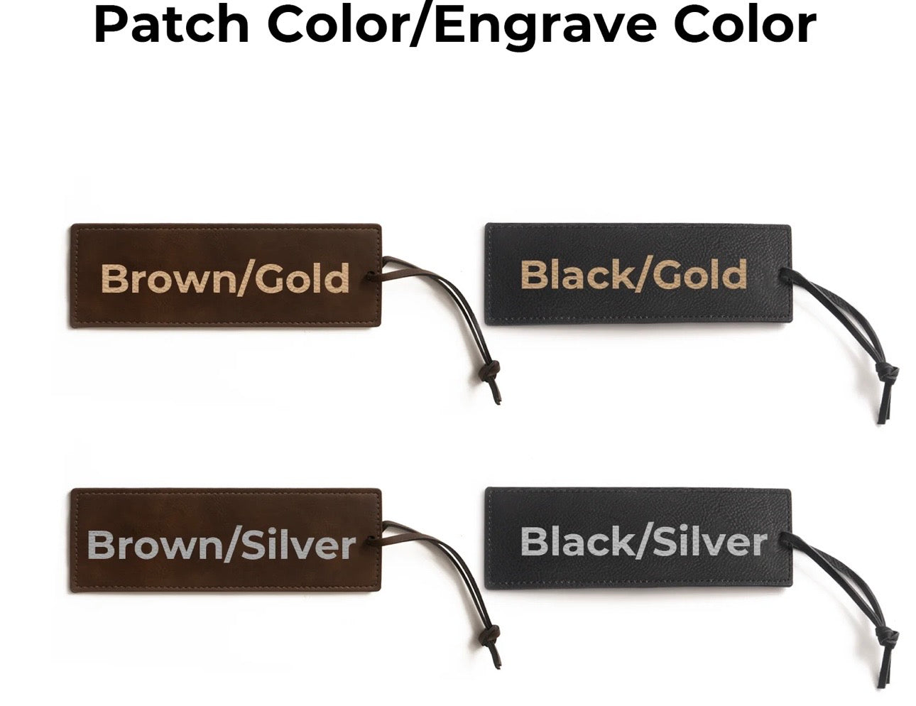 Bulk Personalised PU Leather Bookmark - Starting from 10 pcs