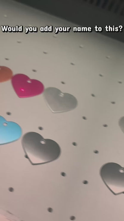 Heart Steel Keychain – You Make My Heart Smile